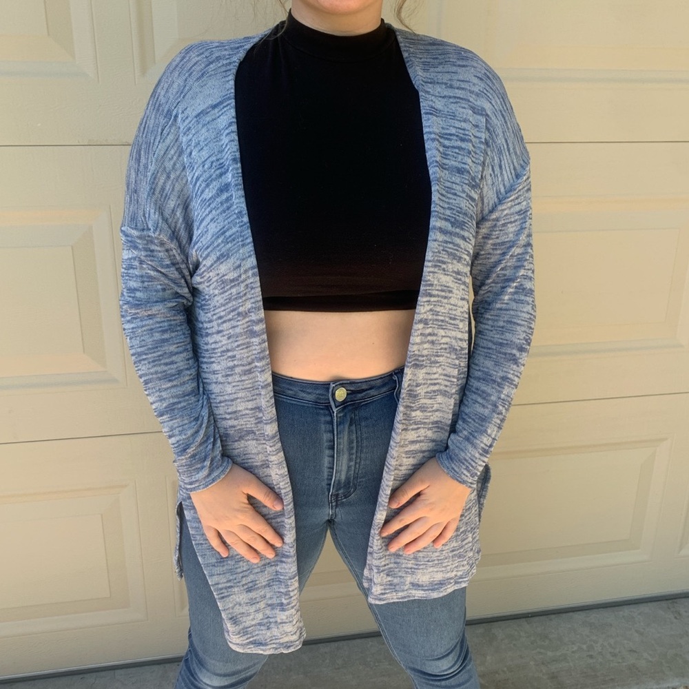 Blue/White H&M Cardigan